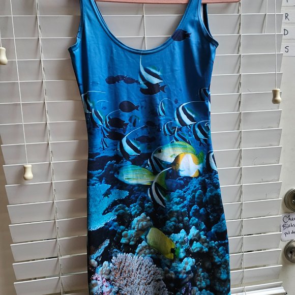 Fish BlackMilk Bodycon Dress - Picture 2 of 4